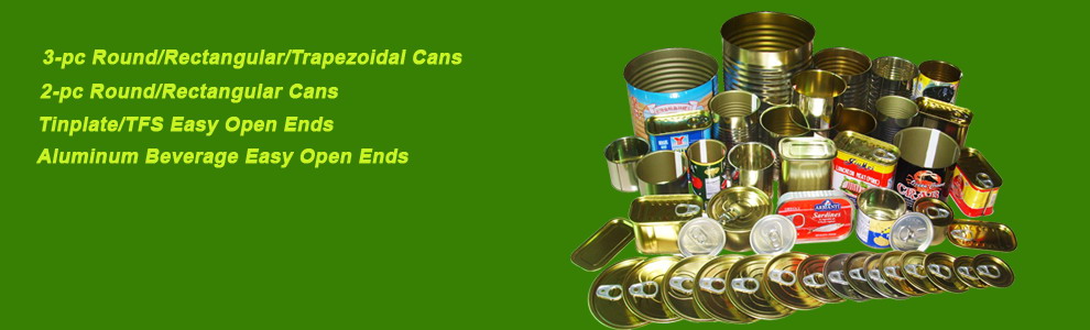 Round Tin Cans